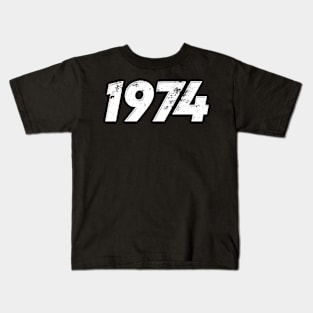 1974  - Vintage Grunge Effect Kids T-Shirt